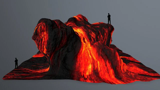 lava rocks 3D Model .c4d .max .obj .3ds .fbx .stl .blend