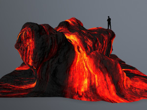 lava rocks 3D मॉडल