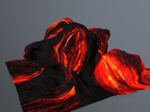 lava rocks 3D Model