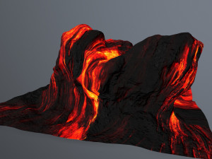 lava rocks 3D Model