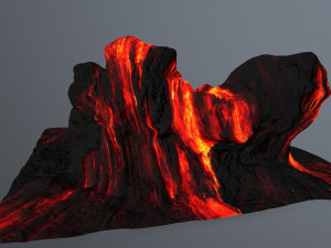 lava rocks 3D Model