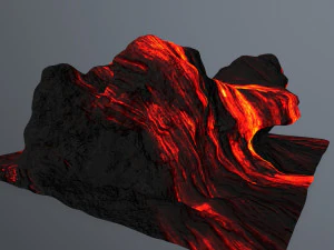 lava rocks 3D Model