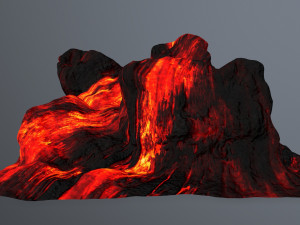 lava rocks 3D Model