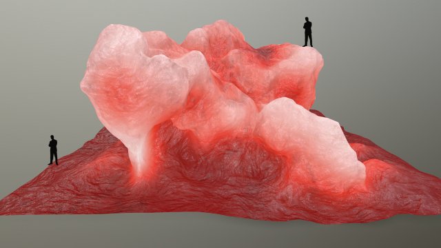 ice rocks 3D Model .c4d .max .obj .3ds .fbx .stl .blend 