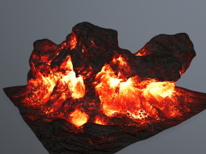 lava rocks Modèle 3D