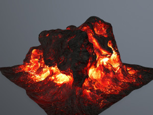 lava rocks Modèle 3D
