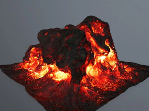 lava rocks 3D Model