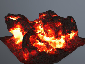lava rocks Modèle 3D