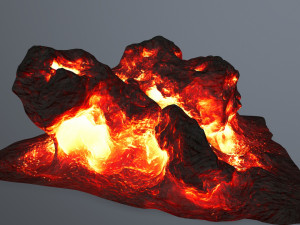 lava rocks Modèle 3D