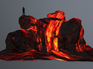 lava rock 3D Модель