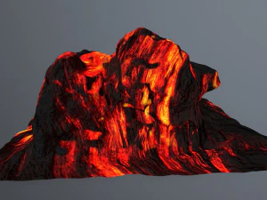 lava rock 3D Model