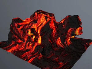 lava rock 3D Model