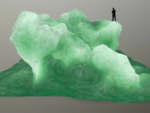 roccia di ghiaccio Modello 3D