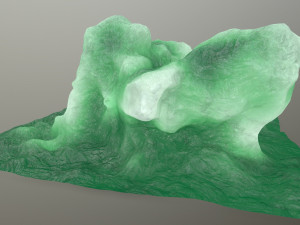 ice rock Model 3D