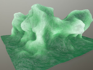 ice rock Model 3D