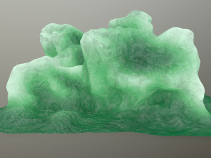 ice rock Model 3D