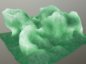 ice rock Model 3D