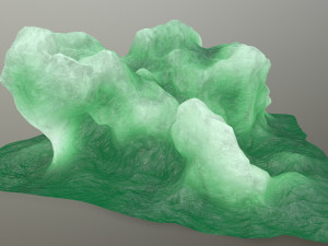 ice rock Model 3D