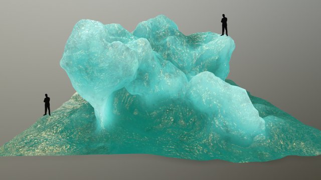gold ice 3D मॉडल .c4d .max .obj .3ds .fbx .stl .blend 