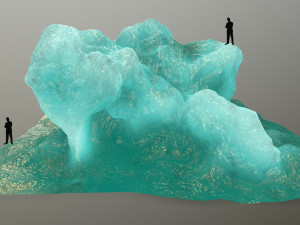 gold ice 3D Model