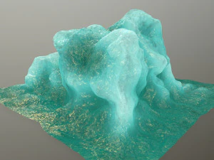 gold ice 3D Model