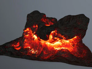 lava rock 3D Model
