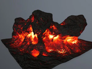 lava rock 3D Model