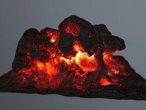 lava rock 3D Model