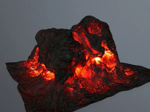 lava rock 3D Model