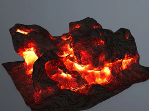 lava rock 3D Model