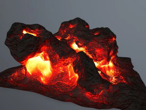 lava rock 3D Model
