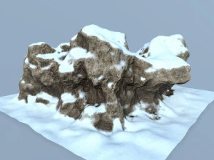snow rock 3D Model