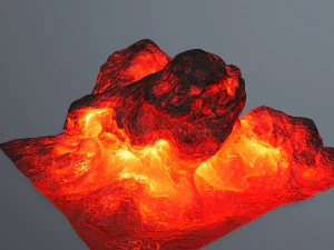 lava rock 3D Model