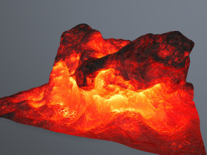 lava rock Modèle 3D