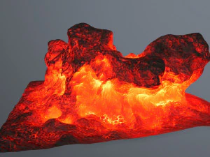 lava rock 3D Model