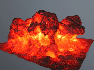 lava rock 3D Model