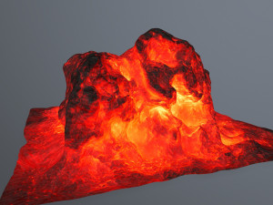 lava rock Modèle 3D