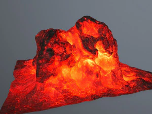 lava rock 3D Model