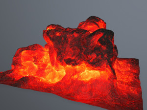 lava rock Modèle 3D