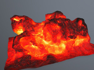 lava rock Modèle 3D