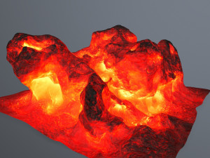 lava rock Modèle 3D