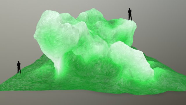 ice rocks 3D Model .c4d .max .obj .3ds .fbx .stl .blend 