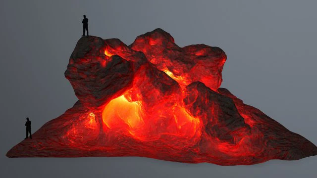 lava rocks 3D Model .c4d .max .obj .3ds .fbx .stl .blend 