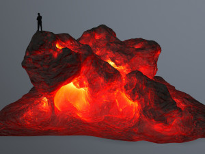lava rocks 3D मॉडल