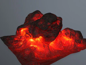 lava rocks 3D Model