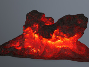 lava rocks Modelo 3D