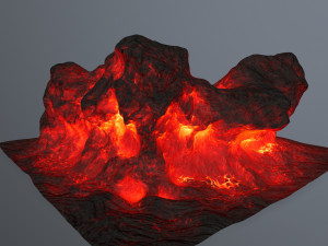 lava rocks Modelo 3D