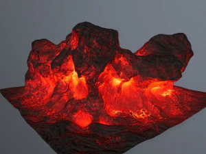 lava rocks 3D Model
