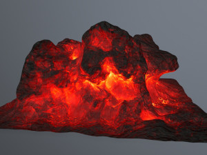 lava rocks Modelo 3D