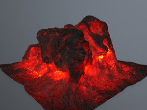 lava rocks Modelo 3D